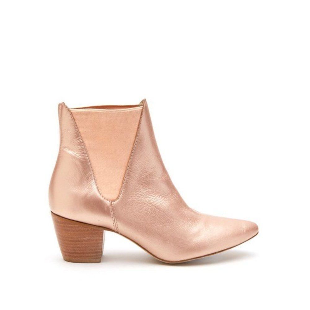 Matisse x Amuse Society Sass Bootie in Rosegold